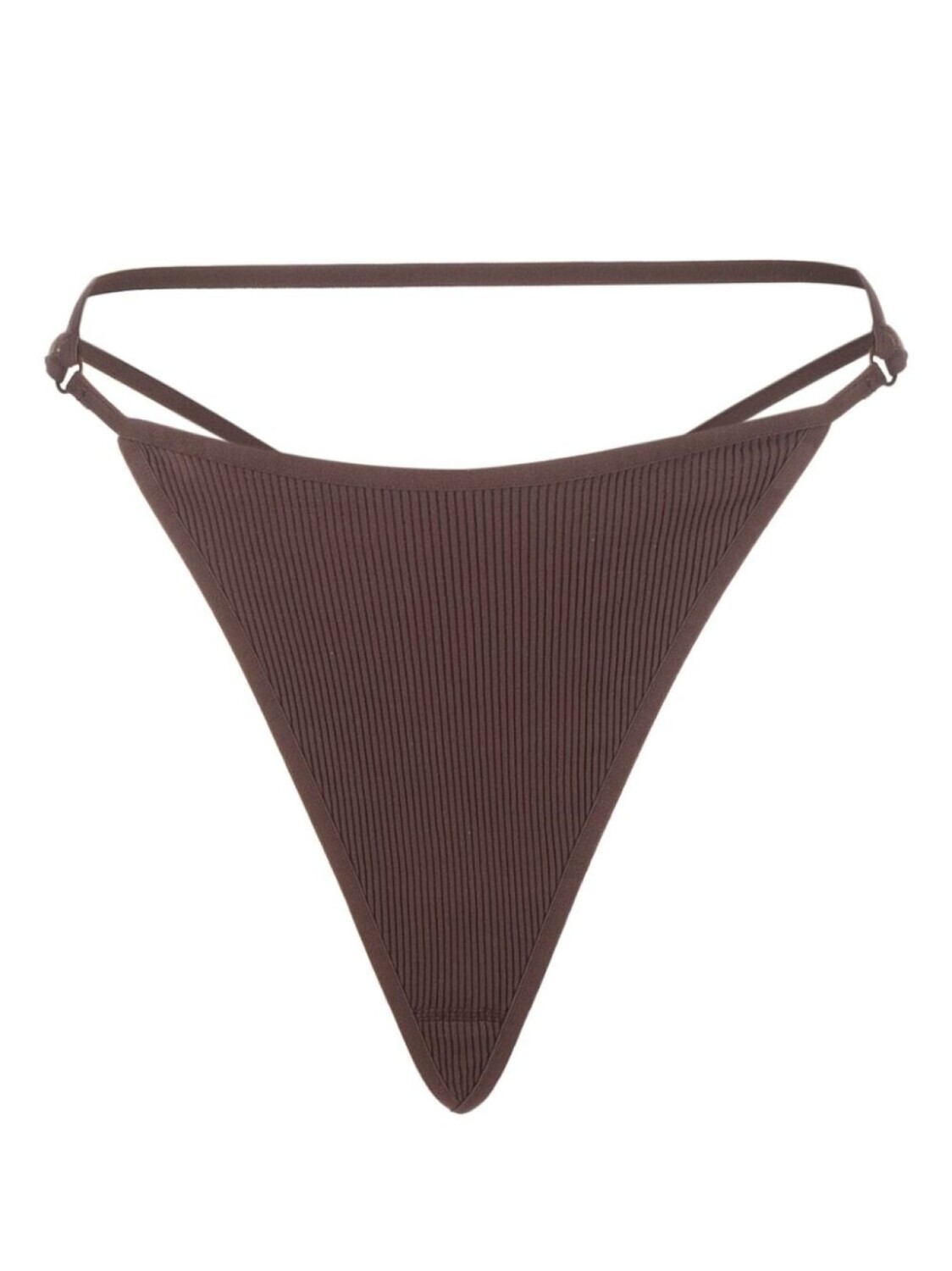 ANDREĀDAMO трусы-стринги в рубчик, коричневый
ANDREĀDAMO трусы-стринги в рубчик, коричневый