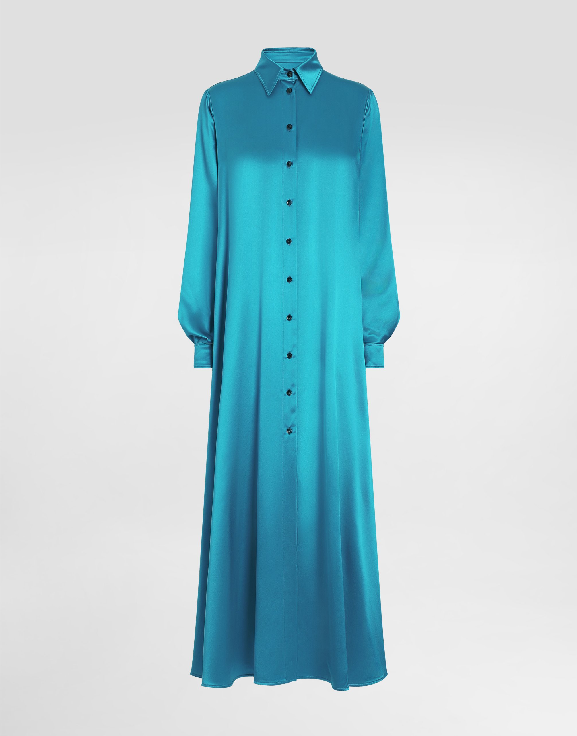 Длинный кафтан из шелкового сатина Dolce & Gabbana, зеленый
Длинный кафтан из шелкового сатина Dolce & Gabbana, зеленый