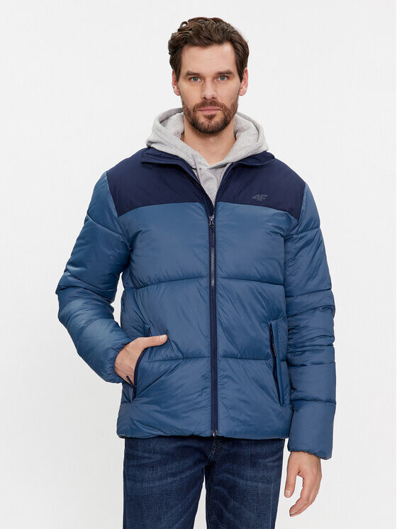 Пуховик стандартного кроя 4F, синий
Пуховик стандартного кроя 4F, синий