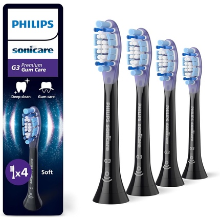 Оригинальные сменные насадки для зубной щетки Sonicare G3 Premium Gum Care Philips
Оригинальные сменные насадки для зубной щетки Sonicare G3 Premium Gum Care Philips