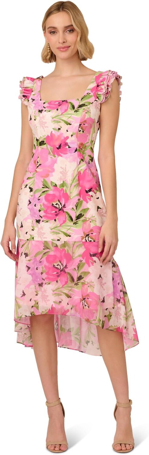 Платье Adrianna Papell Printed Midi Dress, цвет Pink Multi
Платье Adrianna Papell Printed Midi Dress, цвет Pink Multi