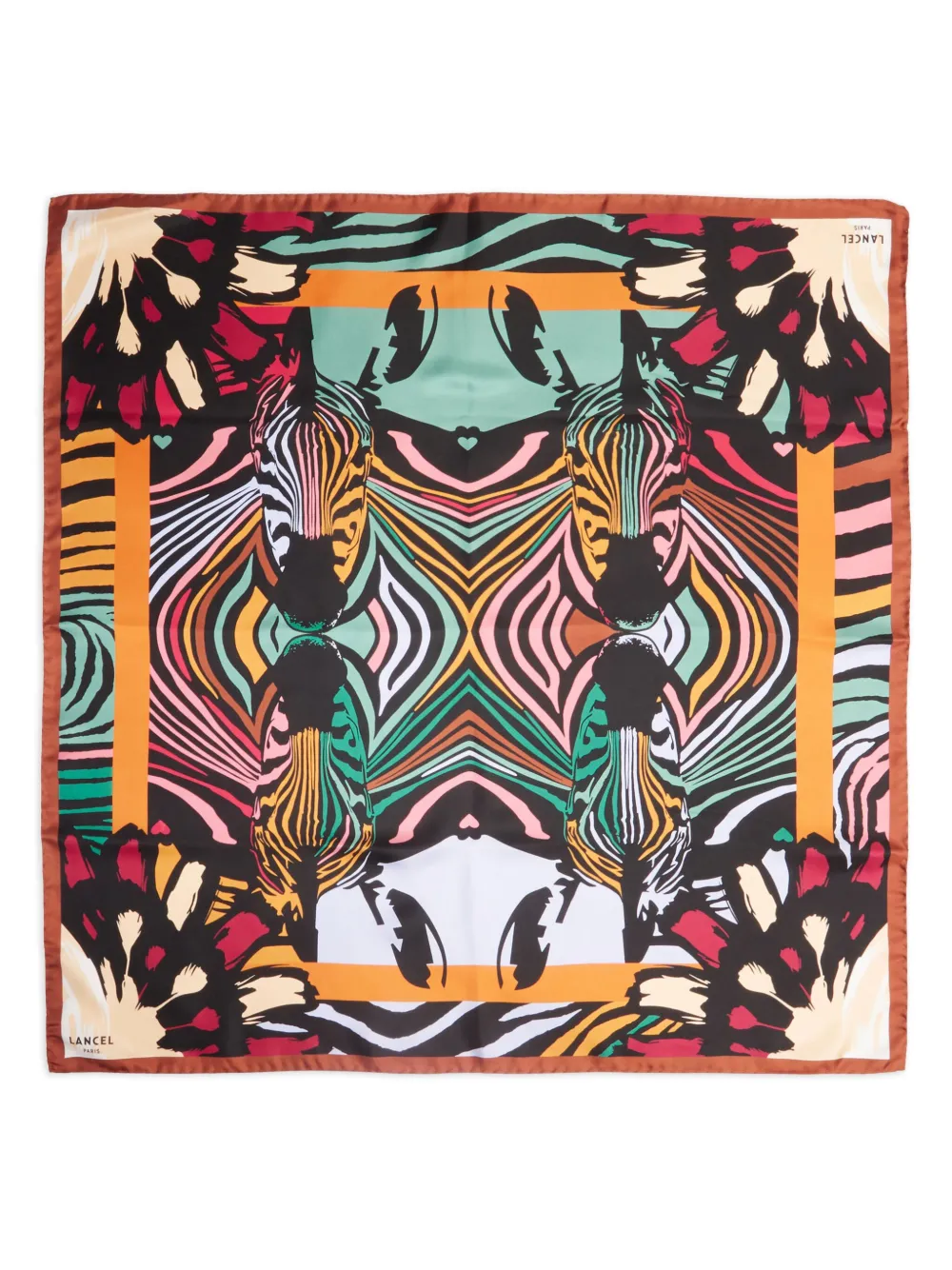 Шелковый платок Zebra Mania Lancel, черный
Шелковый платок Zebra Mania Lancel, черный