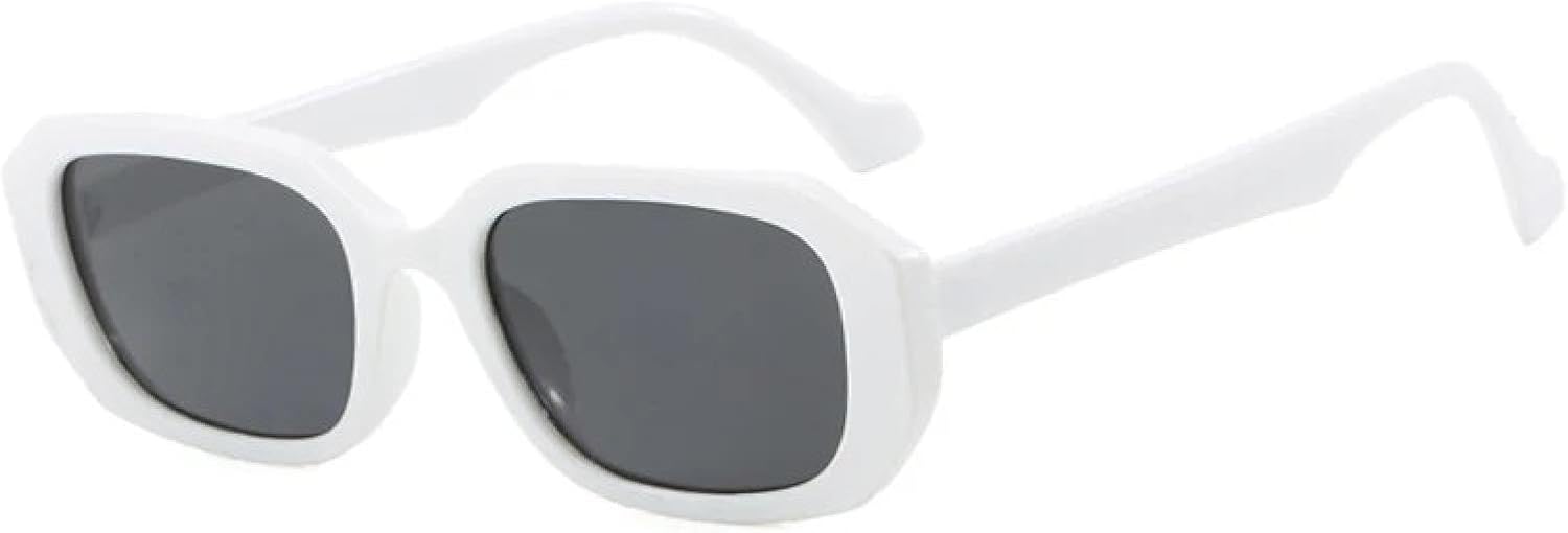 Модные солнцезащитные очки маленького многоугольного прямоугольного типа для женщин, ретро, прозрачные, янтарно-зеленые с градиентом, защита от УФ-излучения UV400 для мужчин TVTBBVV, White Grey
Модные солнцезащитные очки маленького многоугольного прямоугольного типа для женщин, ретро, прозрачные, янтарно-зеленые с градиентом, защита от УФ-излучения UV400 для мужчин TVTBBVV, White Grey