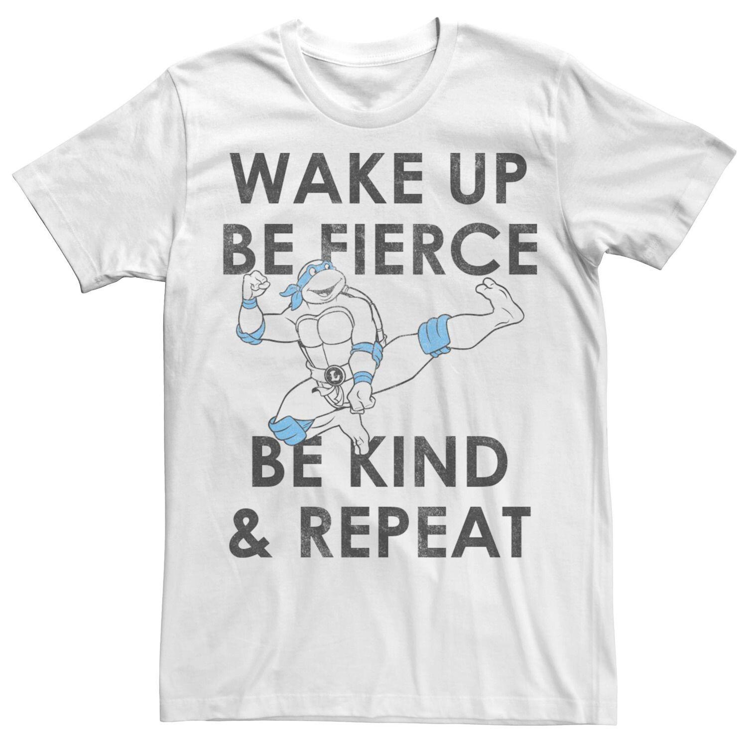 Мужская футболка Ninja Turtles Leonardo Be Kind And Повтор с короткими рукавами Licensed Character
Мужская футболка Ninja Turtles Leonardo Be Kind And Повтор с короткими рукавами Licensed Character