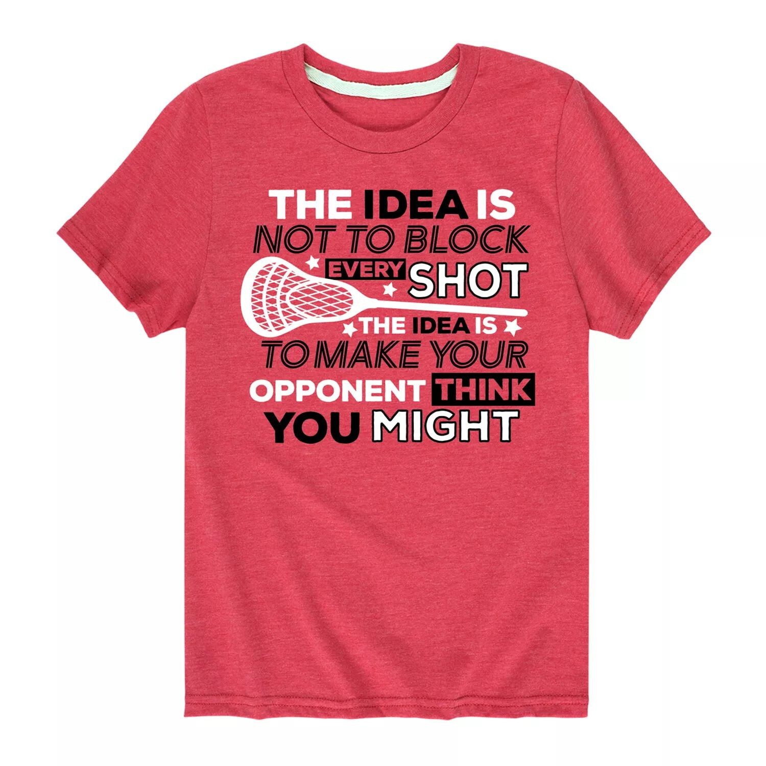 Футболка с графическим рисунком для мальчиков 8–20 лет для лакросса Block Every Shot Licensed Character, красный
Футболка с графическим рисунком для мальчиков 8–20 лет для лакросса Block Every Shot Licensed Character, красный