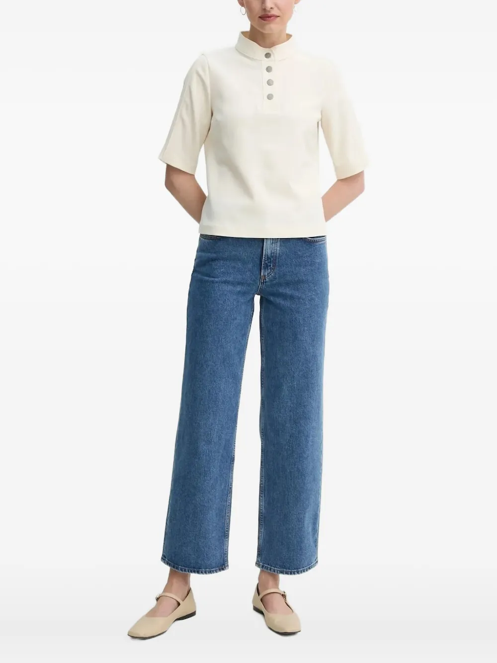 Блузка с воротником-стойкой и застежкой на пуговицы Ba&Sh, нейтральный
Блузка с воротником-стойкой и застежкой на пуговицы Ba&Sh, нейтральный