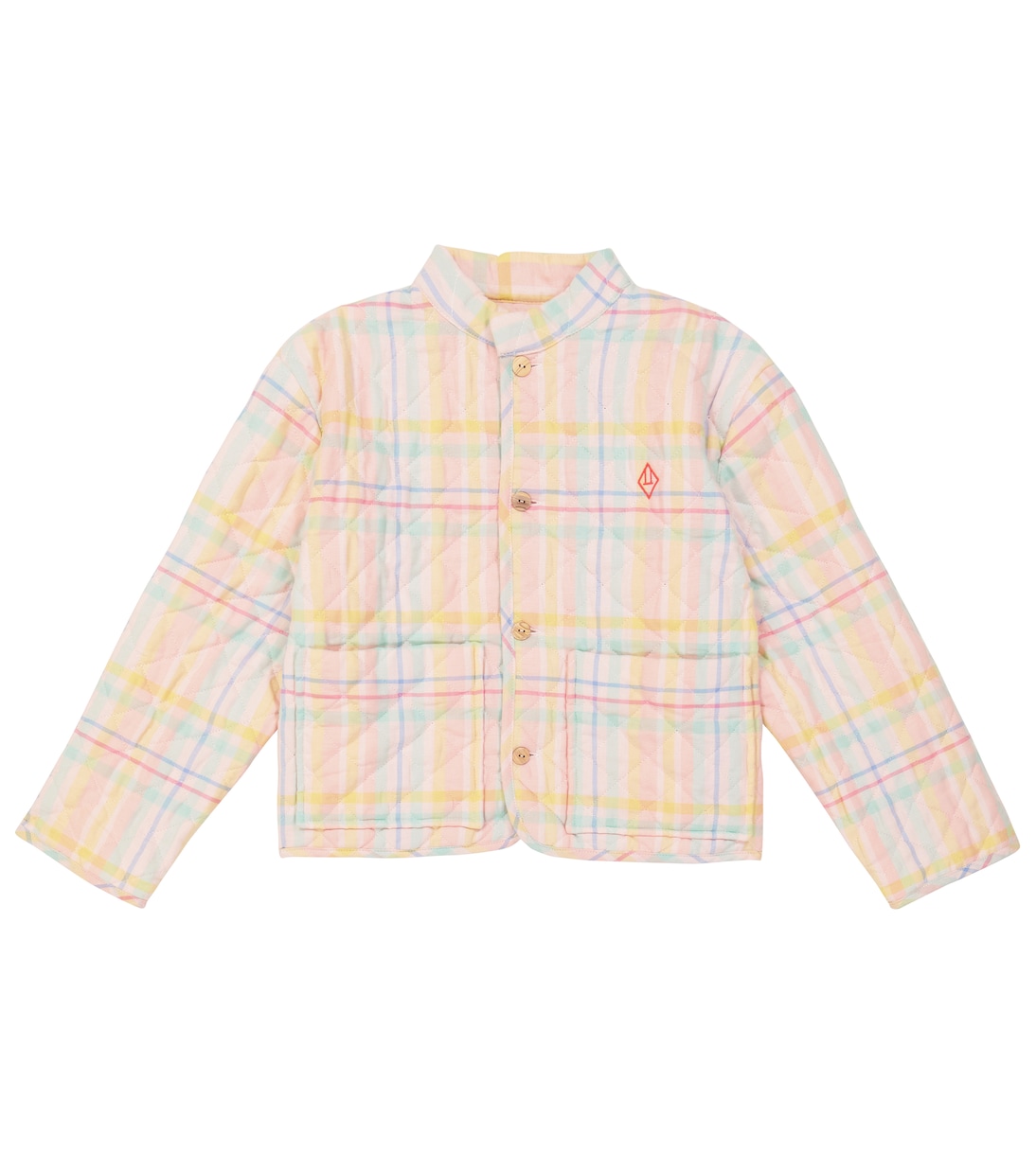 Хлопковая куртка Starling в клетку The Animals Observatory, розовый 
Хлопковая куртка Starling в клетку The Animals Observatory, розовый