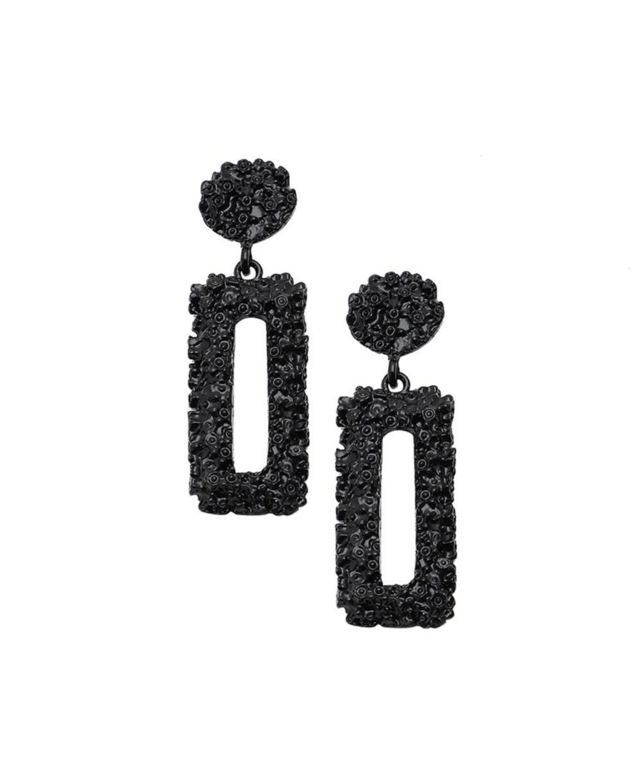 Женские серьги-подвески с эффектом коррозии SOHI, Black
Женские серьги-подвески с эффектом коррозии SOHI, Black