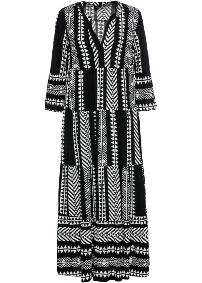 Платье макси с принтом Bodyflirt, черный
Платье макси с принтом Bodyflirt, черный