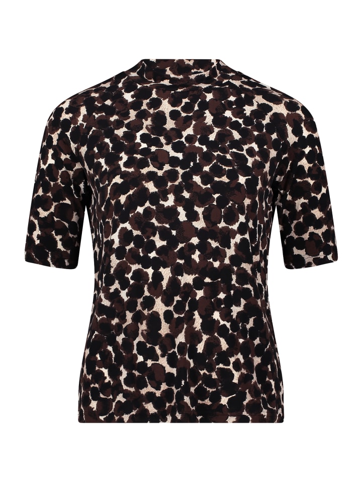 Рубашка с принтом и воротником-стойкой в коричнево-бежевом цвете Betty Barclay
Рубашка с принтом и воротником-стойкой в коричнево-бежевом цвете Betty Barclay