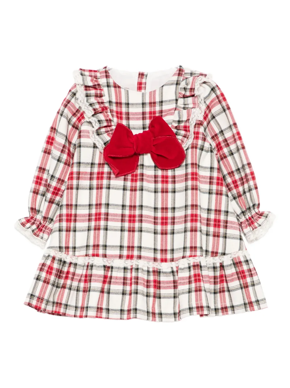 Платье в клетку с кружевной отделкой La Stupenderia, красный
Платье в клетку с кружевной отделкой La Stupenderia, красный