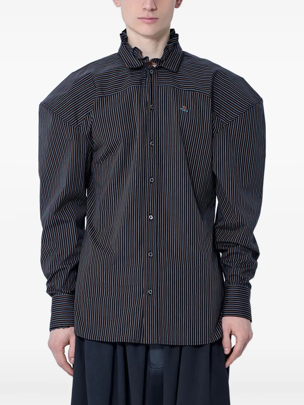 Рубашка с рюшами Vivienne Westwood, синий
Рубашка с рюшами Vivienne Westwood, синий