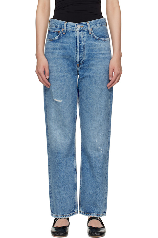 Джинсы 90-х прямые с посадкой на середине бедра Agolde, цвет shrine
Джинсы 90-х прямые с посадкой на середине бедра Agolde, цвет shrine