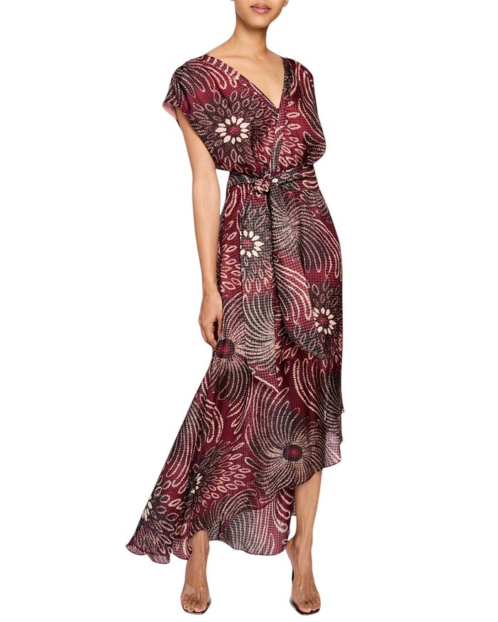 Платье FALLON с короткими рукавами миди, силуэт "приталенное и расклешенное", с асимметричной юбкой, из шелка в современный цветочный гусиную лапку Santorelli, фиолетовый
Платье FALLON с короткими рукавами миди, силуэт "приталенное и расклешенное", с асимметричной юбкой, из шелка в современный цветочный гусиную лапку Santorelli, фиолетовый