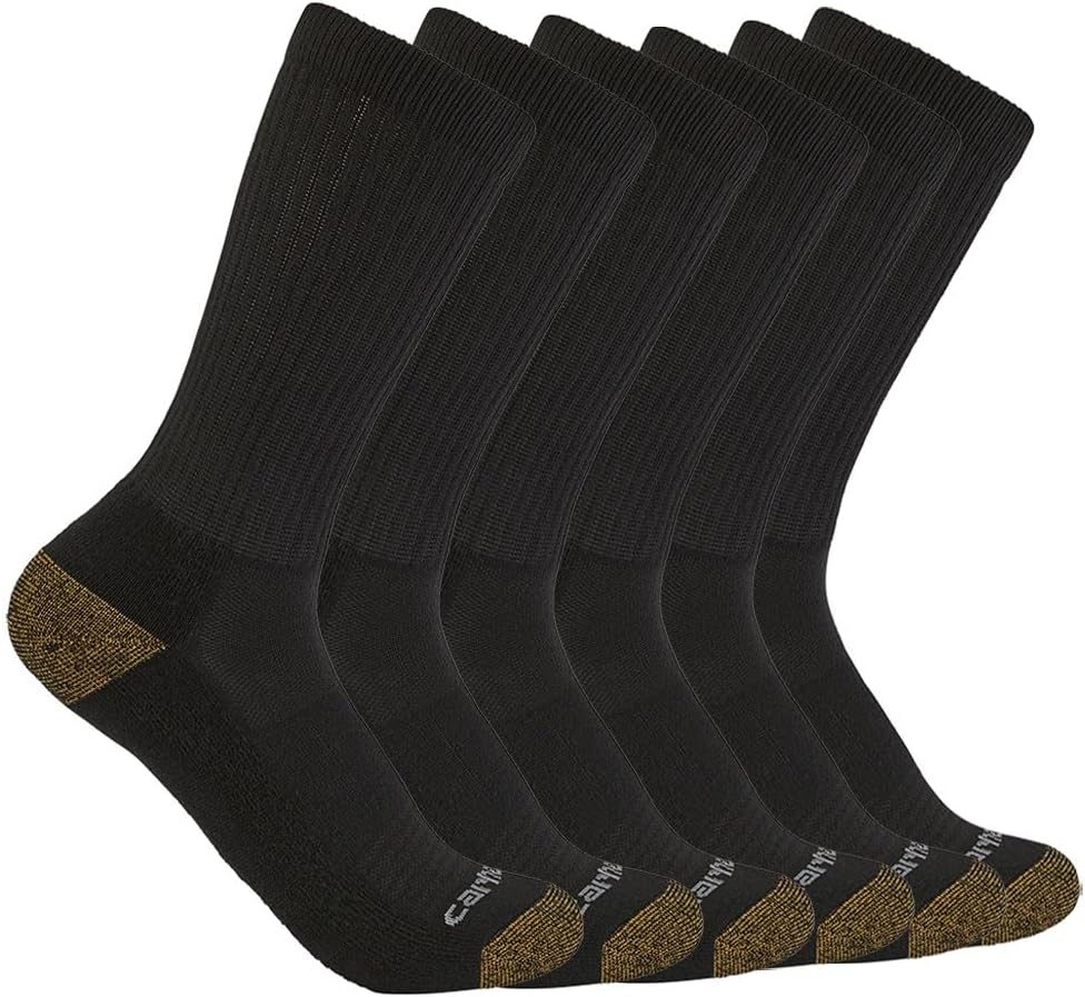 Carhartt мужские SC1136M Midweight Crew носки 6 пар, Black
Carhartt мужские SC1136M Midweight Crew носки 6 пар, Black