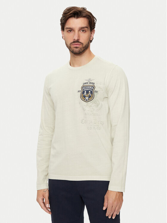 Классический крой с длинными рукавами Aeronautica Militare, бежевый
Классический крой с длинными рукавами Aeronautica Militare, бежевый