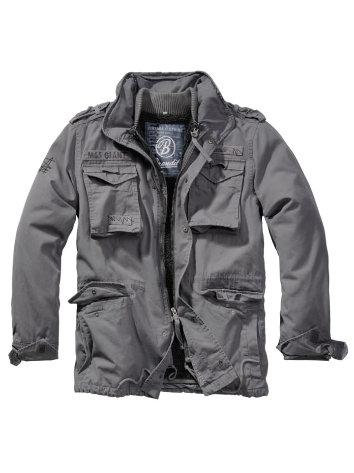 Brandit Куртка "M65 Giant Jacket" серого цвета
Brandit Куртка "M65 Giant Jacket" серого цвета