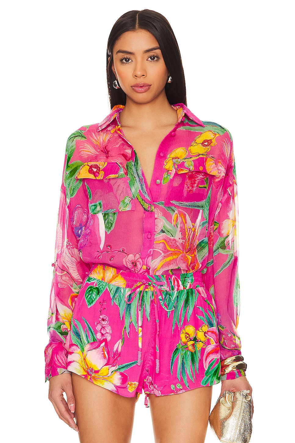 Рубашка на пуговицах от меган Rococo Sand, розовый
Рубашка на пуговицах от меган Rococo Sand, розовый