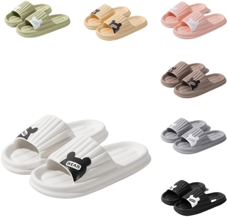 Милые тапочки с медведем для женщин и мужчин, комфортные облачные слайдеры для дома и улицы, креативный дизайн, толстая подошва, мягкий отскок Albiva, белый
Милые тапочки с медведем для женщин и мужчин, комфортные облачные слайдеры для дома и улицы, креативный дизайн, толстая подошва, мягкий отскок Albiva, белый