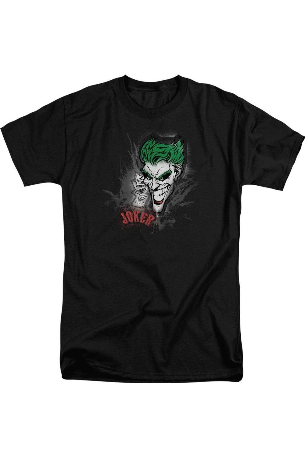 Футболка с коротким рукавом для взрослых с надписью «Бэтмен Джокер распыляет The City» Gildan, черный
Футболка с коротким рукавом для взрослых с надписью «Бэтмен Джокер распыляет The City» Gildan, черный