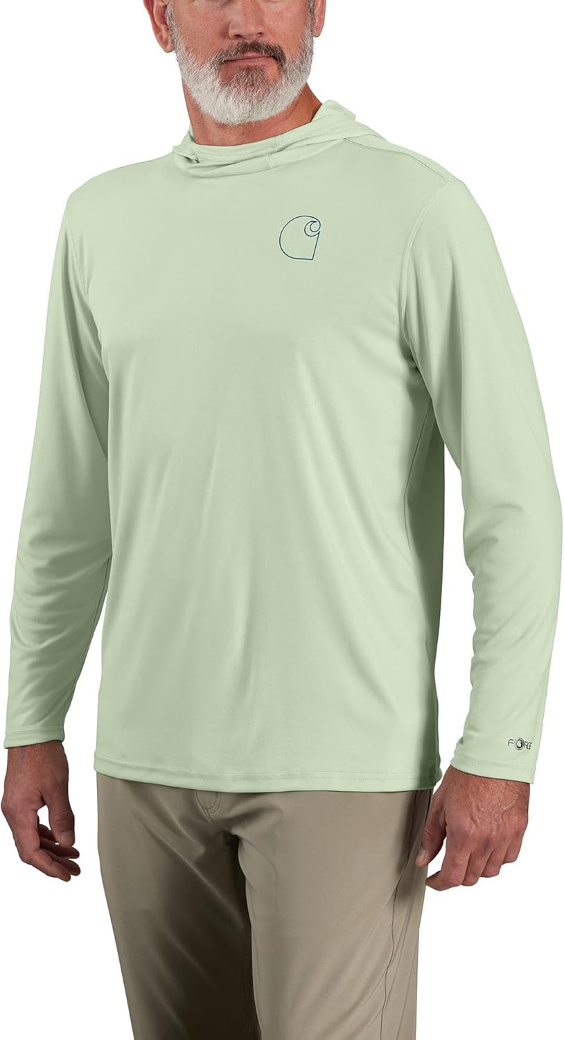 Легкая мужская футболка Carhartt Force Sun Defender с длинными рукавами и капюшоном, с графическим логотипом, Tender Greens, Зеленый, Легкая мужская футболка Carhartt Force Sun Defender с длинными рукавами и капюшоном, с графическим логотипом, Tender Gree
Легкая мужская футболка Carhartt Force Sun Defender с длинными рукавами и капюшоном, с графическим логотипом, Tender Greens, Зеленый, Легкая мужская футболка Carhartt Force Sun Defender с длинными рукавами и капюшоном, с графическим логотипом, Tender Gree
