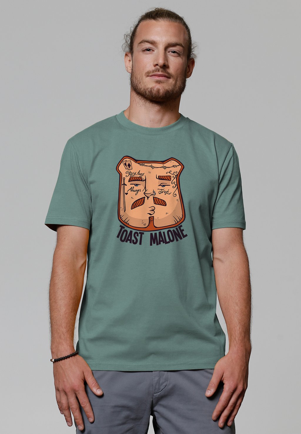 Футболка с принтом TOAST MALONE watapparel, темно-зеленый
Футболка с принтом TOAST MALONE watapparel, темно-зеленый