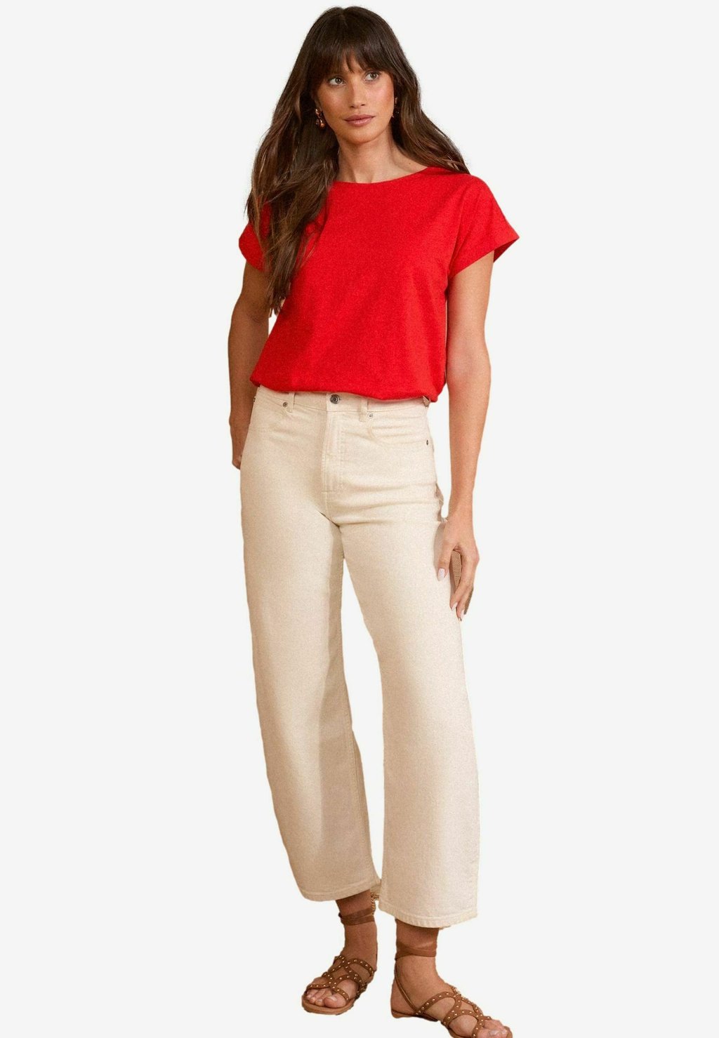 Футболка с принтом REGULAR FIT - CREW NECK Love & Roses, красный 
Футболка с принтом REGULAR FIT - CREW NECK Love & Roses, красный