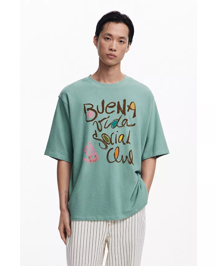 Мужская футболка BuenaVida Desigual, синий
Мужская футболка BuenaVida Desigual, синий