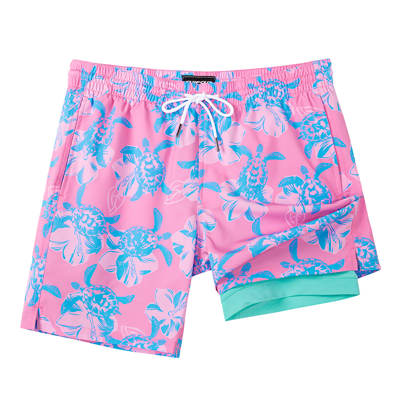 Шорты пляжные мужские розовые SURFCUZ 
Шорты пляжные мужские розовые SURFCUZ