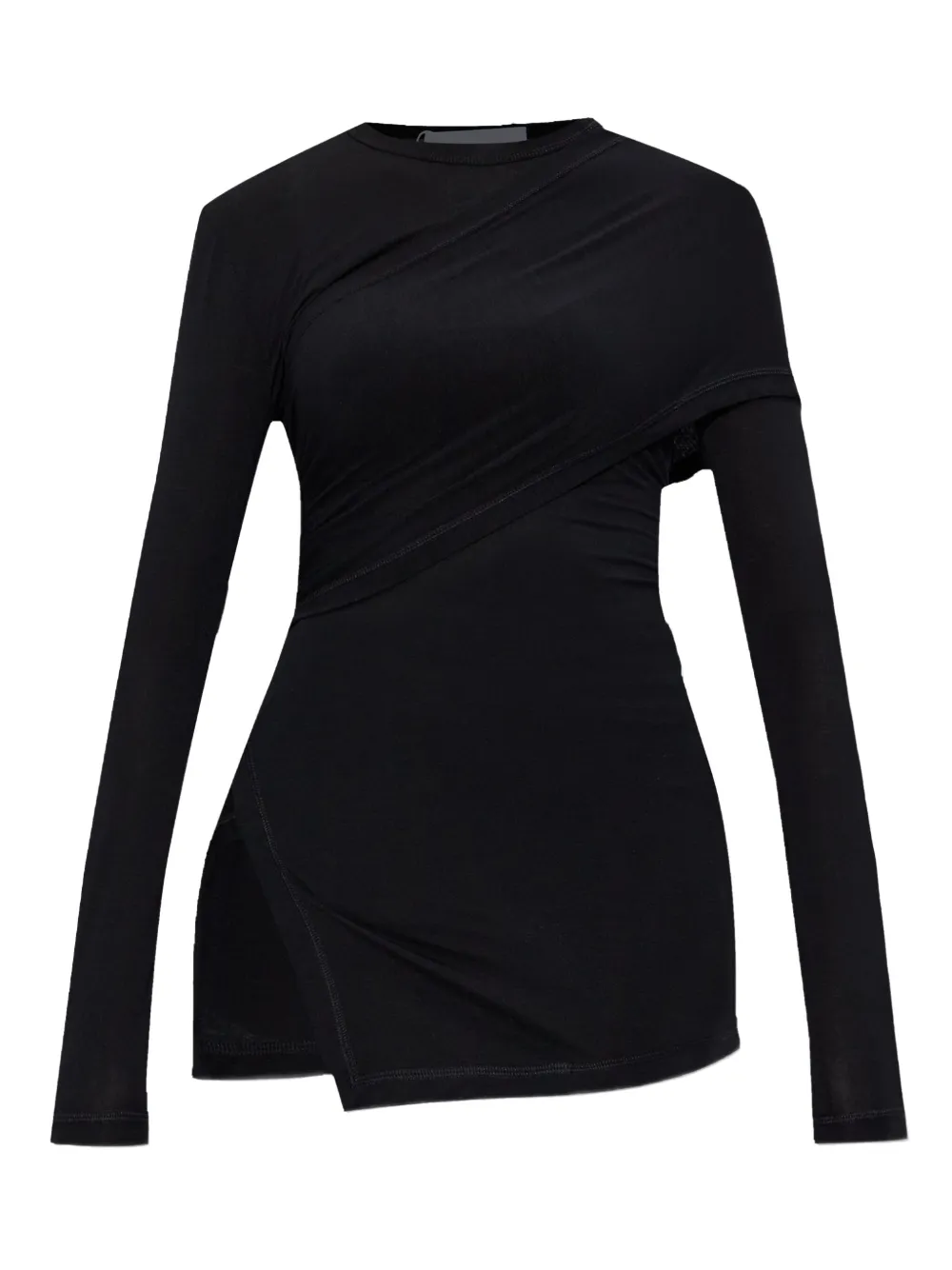 Асимметричная блузка Helmut Lang, черный
Асимметричная блузка Helmut Lang, черный