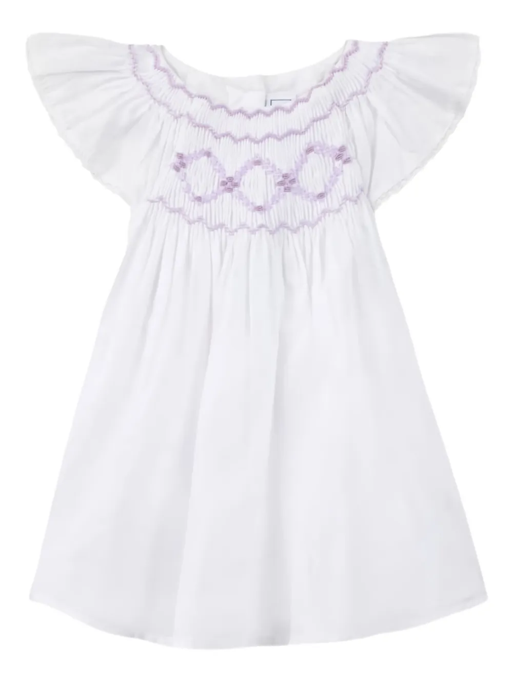 Платье с присборенными рукавами-крылышками Tartine Et Chocolat, белый
Платье с присборенными рукавами-крылышками Tartine Et Chocolat, белый