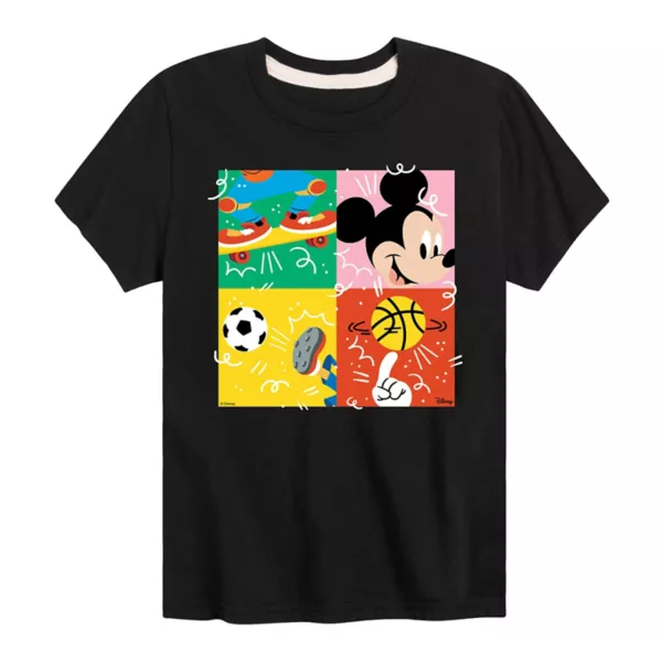 Футболка спортивная для мальчиков 8-20 лет Mickey Mouse & Friends Disney, черный
Футболка спортивная для мальчиков 8-20 лет Mickey Mouse & Friends Disney, черный