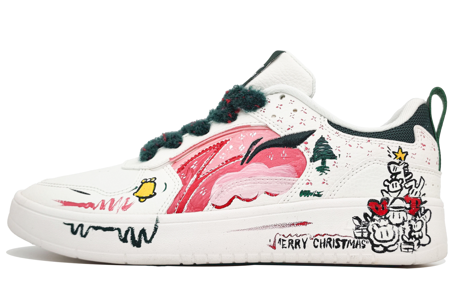 LINING ЛиНинг Спайк Йирс Антискользящие и износостойкие дышащие низкие скейтборд кроссовки мужские бело-розовые, цвет White Pink
LINING ЛиНинг Спайк Йирс Антискользящие и износостойкие дышащие низкие скейтборд кроссовки мужские бело-розовые, цвет White Pink