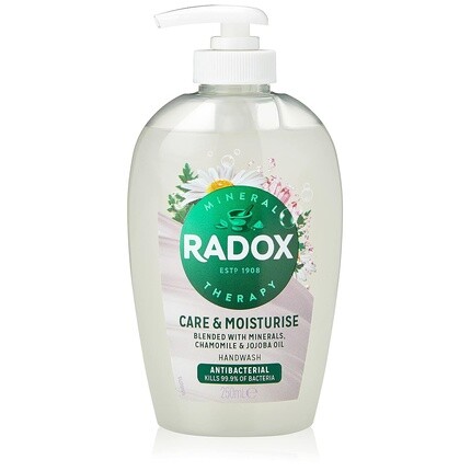 Redox Mineral Therapy Антибактериальное средство для мытья рук, уход и увлажнение, 250 мл, Radox
Redox Mineral Therapy Антибактериальное средство для мытья рук, уход и увлажнение, 250 мл, Radox