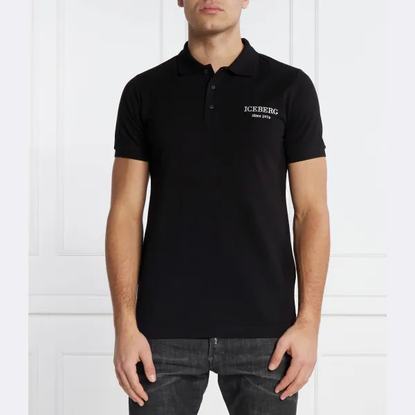 Рубашка поло стандартного кроя Iceberg, черный
Рубашка поло стандартного кроя Iceberg, черный