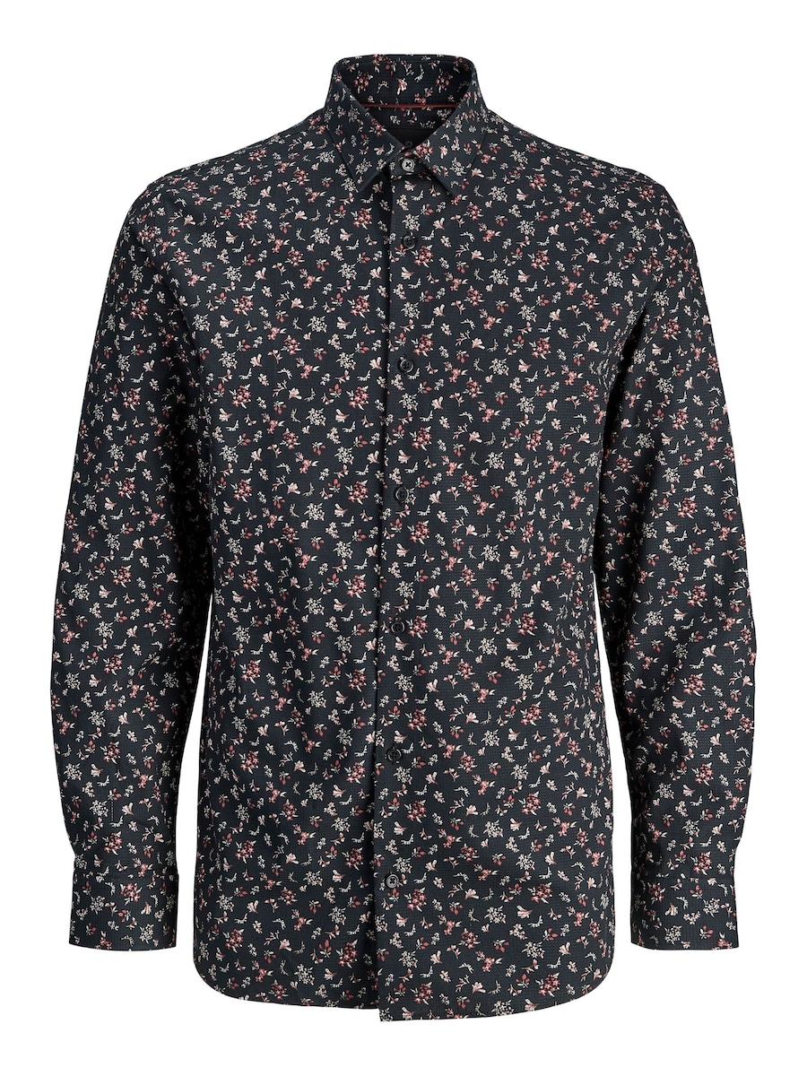 Рубашка на пуговицах классического кроя JACK & JONES, черный
Рубашка на пуговицах классического кроя JACK & JONES, черный