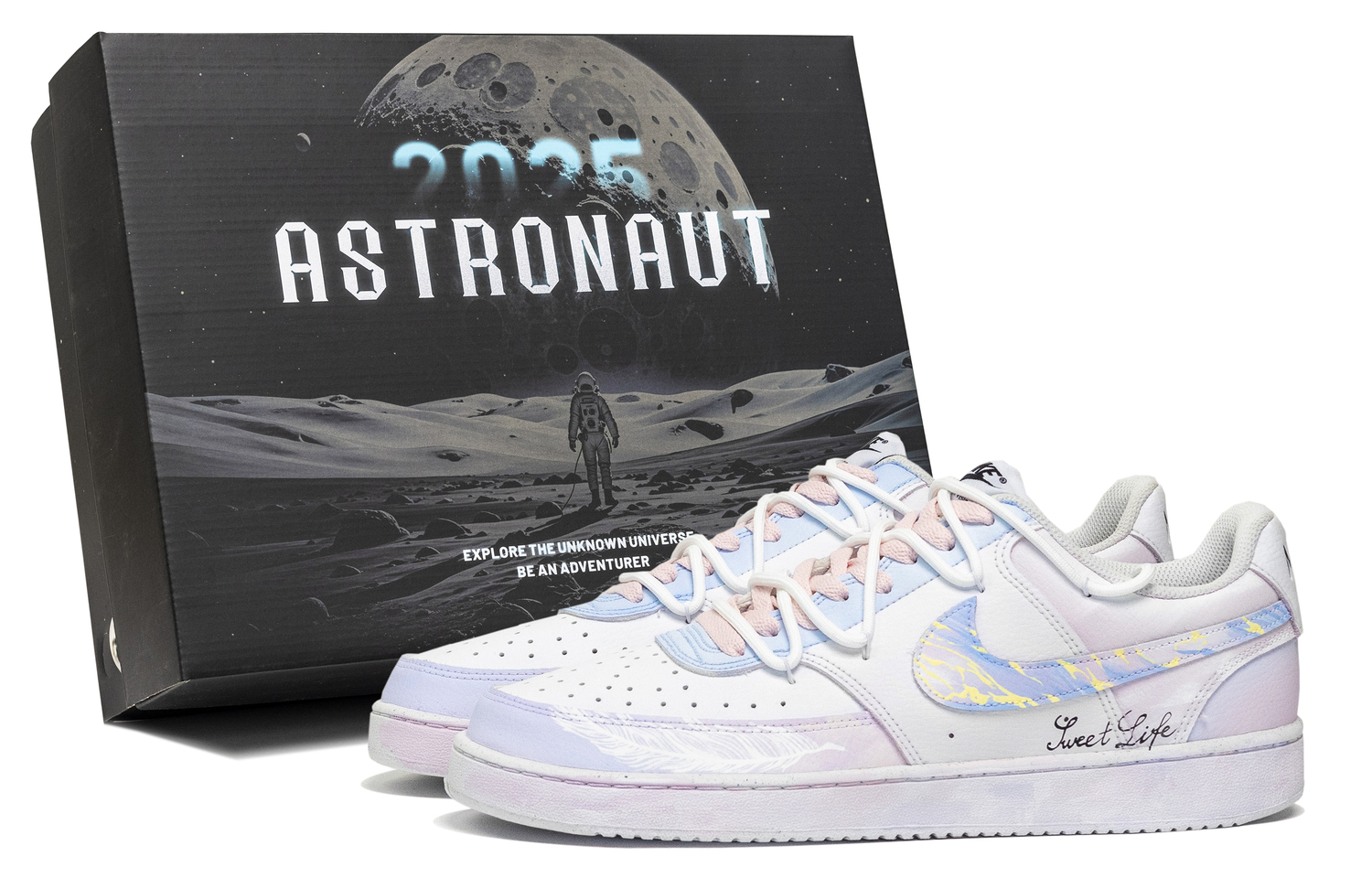 Кроссовки Court Vision 1 Great Journey West, Dreamy Feather Low top Skateboard Shoes для мужчин Nike, lotus color
Кроссовки Court Vision 1 Great Journey West, Dreamy Feather Low top Skateboard Shoes для мужчин Nike, lotus color