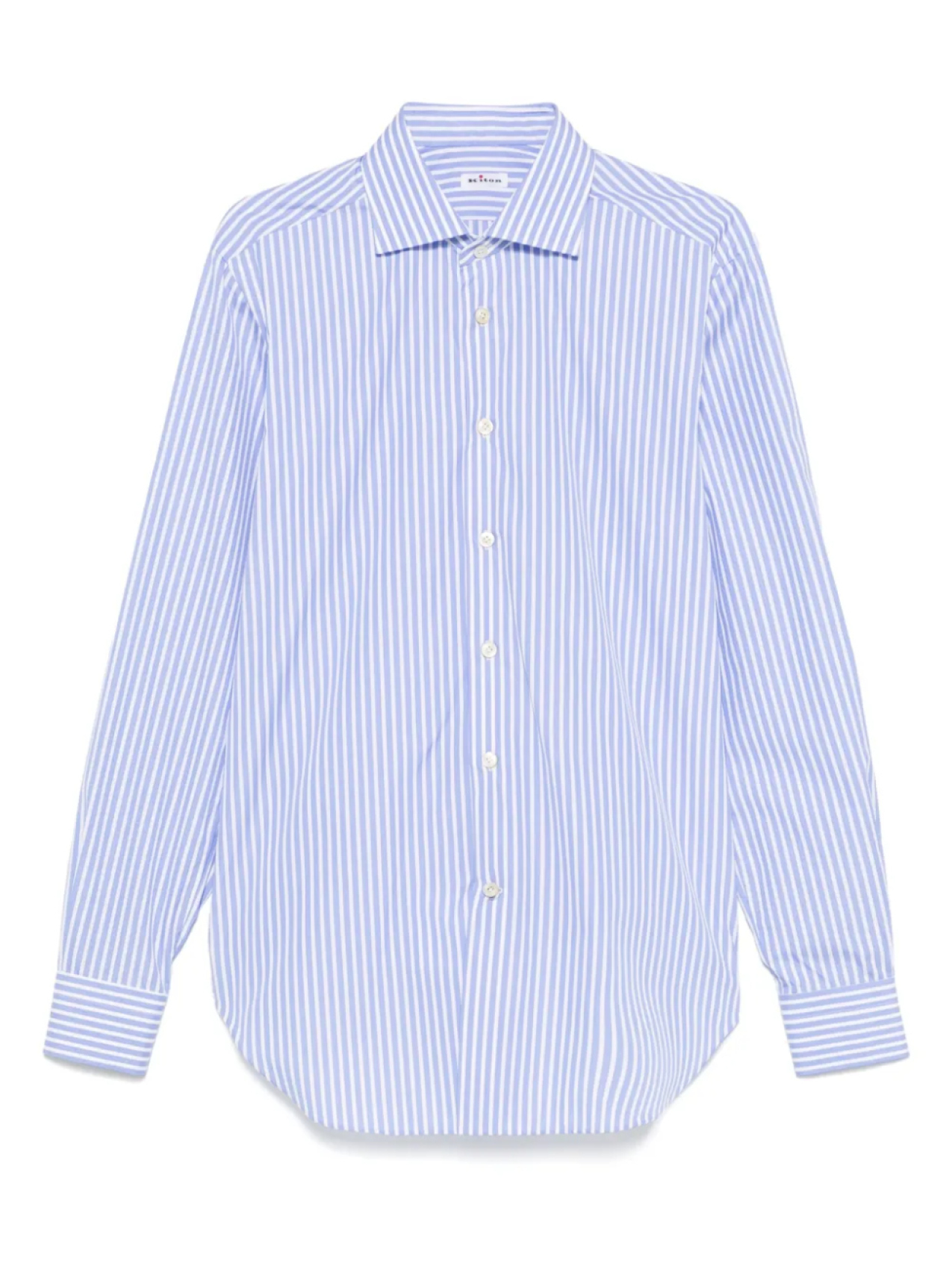 Полосатая рубашка Kiton, синий 
Полосатая рубашка Kiton, синий