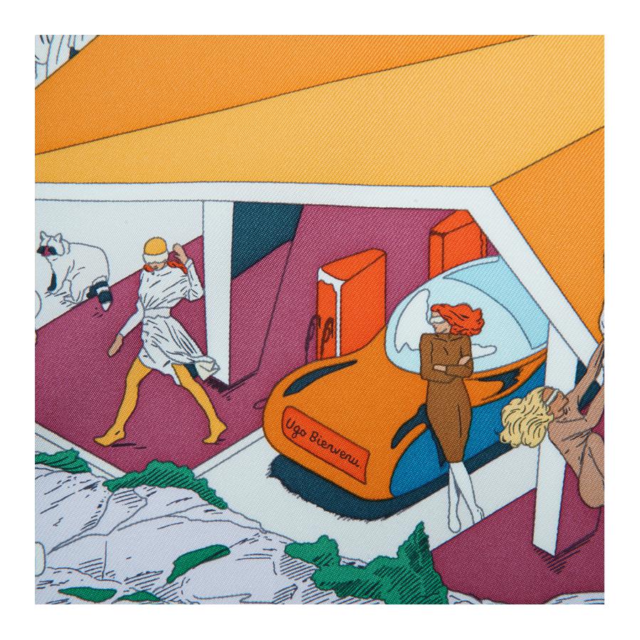 HERMES Шёлковый шарф, Blue/Orange/Green
HERMES Шёлковый шарф, Blue/Orange/Green