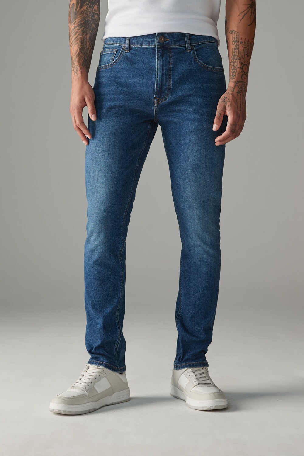 Классические эластичные джинсы Next, синий
Классические эластичные джинсы Next, синий