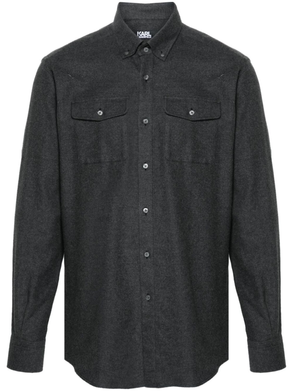 Karl Lagerfeld фетровая рубашка, серый
Karl Lagerfeld фетровая рубашка, серый