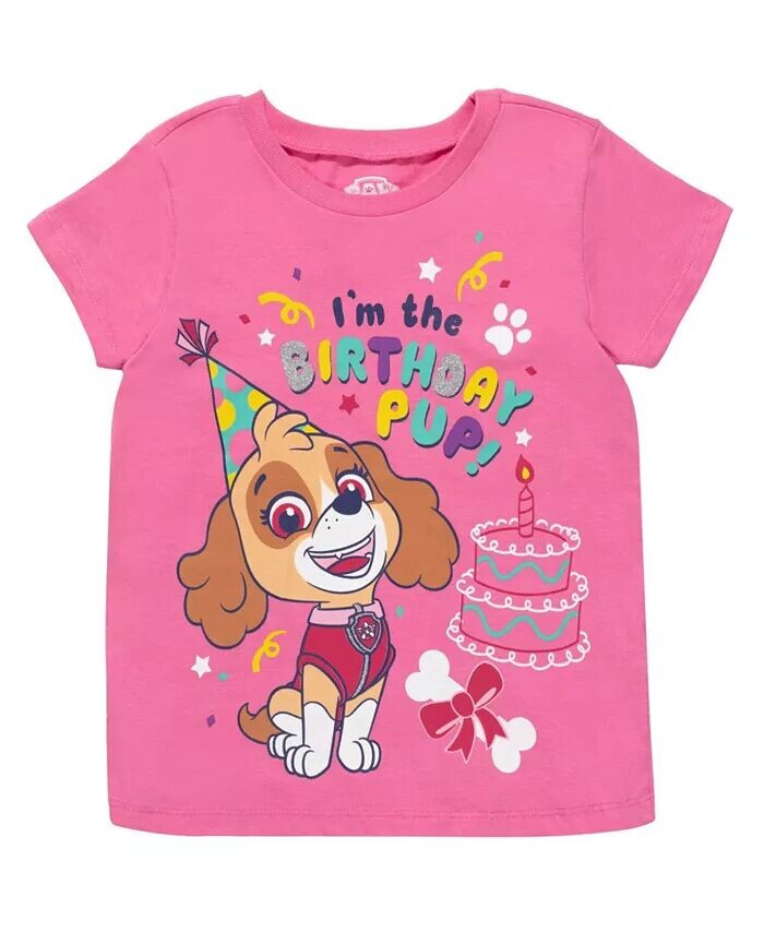 Футболка на день рождения Skye Rubble Chase Marshall для маленьких девочек Paw Patrol, розовый
Футболка на день рождения Skye Rubble Chase Marshall для маленьких девочек Paw Patrol, розовый
