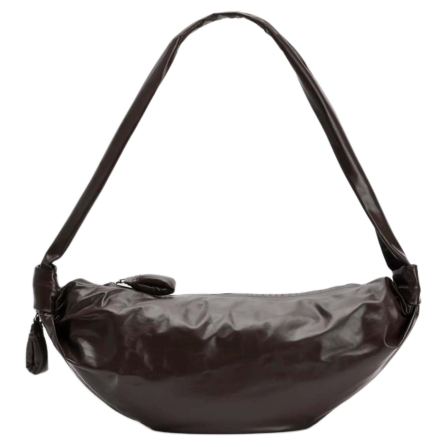 Lemaire Средняя женская сумка через плечо из телячьей кожи Croissant в цвете dark chocolate
Lemaire Средняя женская сумка через плечо из телячьей кожи Croissant в цвете dark chocolate