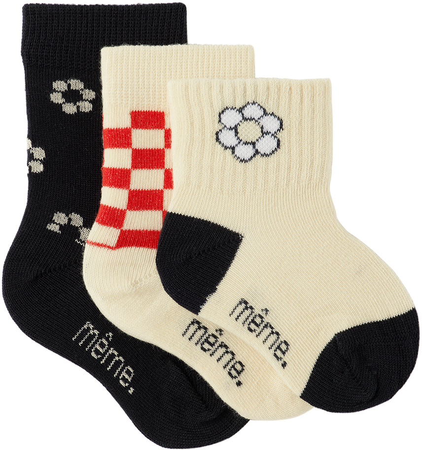 Эксклюзивные детские носки SSENSE, три пары в упаковке, разноцветные même.
Эксклюзивные детские носки SSENSE, три пары в упаковке, разноцветные même.