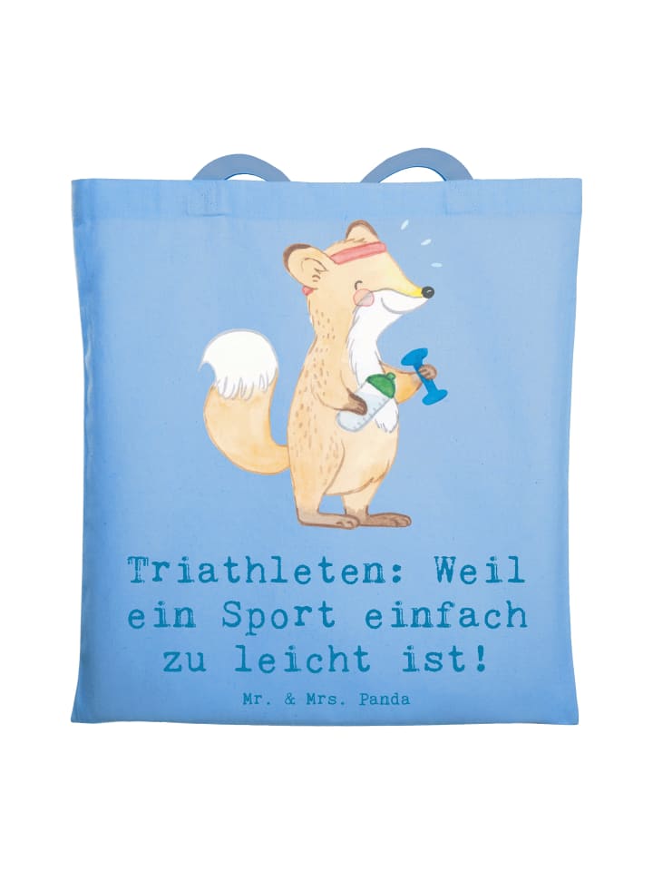 Сумка-шоппер Triathlon Heroes с лозунгом небесно-голубого цвета Mr. & Mrs. Panda
Сумка-шоппер Triathlon Heroes с лозунгом небесно-голубого цвета Mr. & Mrs. Panda