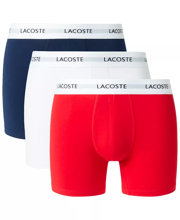 Мужские боксеры с логотипом на поясе, 5", 3 шт., классическая посадка Lacoste, синий
Мужские боксеры с логотипом на поясе, 5", 3 шт., классическая посадка Lacoste, синий