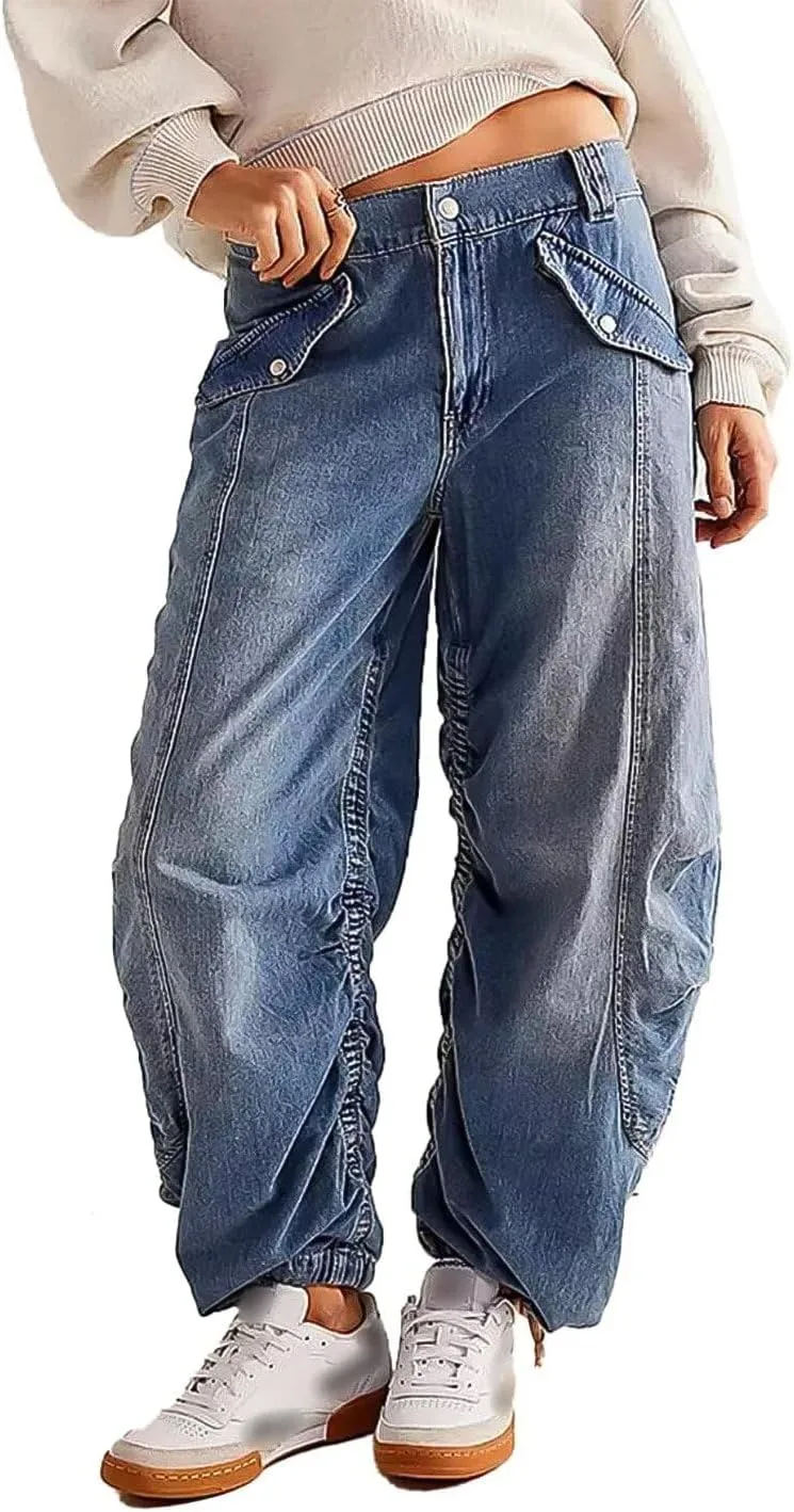 Джинсы Flamingals Barrel Straight Wide Leg High Rise Boyfriend
Джинсы Flamingals Barrel Straight Wide Leg High Rise Boyfriend