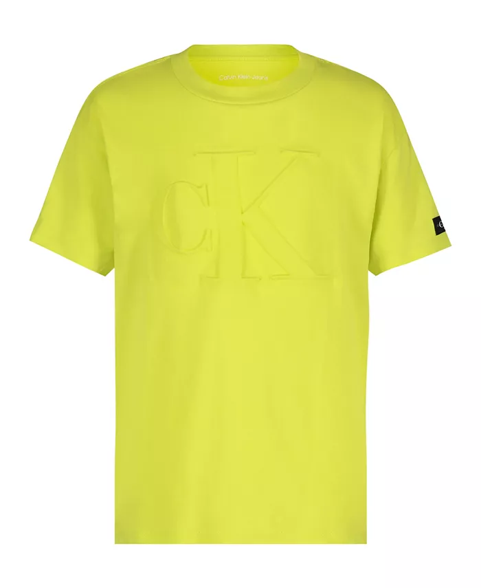 Мальчиковая футболка с коротким рукавом и тиснением, размеры 8-20 Calvin Klein, зеленый
Мальчиковая футболка с коротким рукавом и тиснением, размеры 8-20 Calvin Klein, зеленый