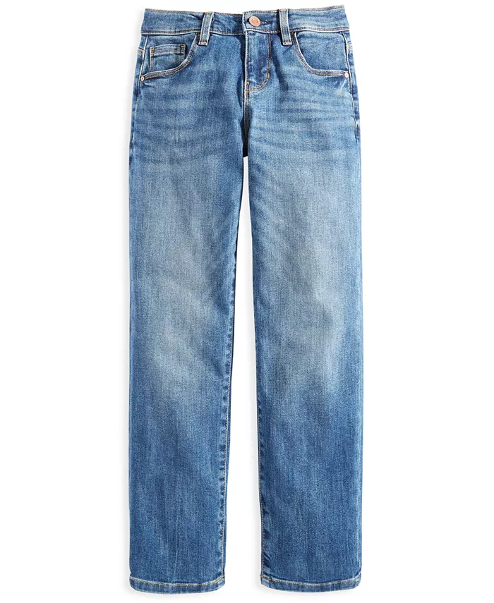 Джинсы прямые с пятью карманами для девочек старшего возраста GUESS, синий
Джинсы прямые с пятью карманами для девочек старшего возраста GUESS, синий