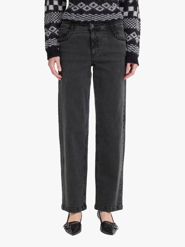 Nolia Pocket Embroidered джинсы ICHI, Washed Black
Nolia Pocket Embroidered джинсы ICHI, Washed Black